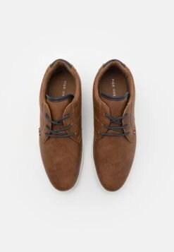 Pier One Sportieve Veterschoenen - Cognac/White -Pier One 640bfce7340948fdabf914861e9bbb2b