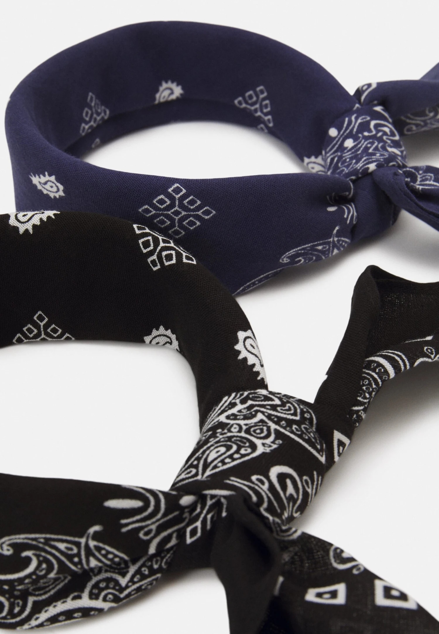 Pier One Unisex - Halsdoek - Black/Blue/Red 2 Pier One Unisex - Halsdoek - Black/Blue/Red - Afbeelding 2