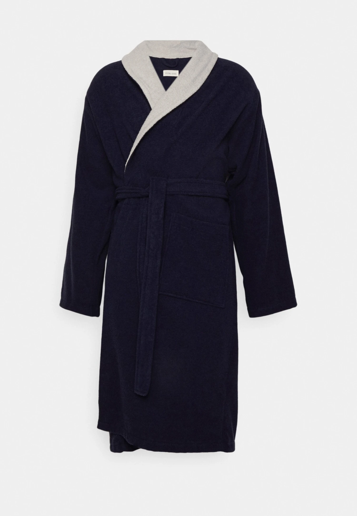 Pier One Shawl Towel Bathrobe - Badjas -Dark Blue 5 Pier One Shawl Towel Bathrobe - Badjas -Dark Blue - Afbeelding 5