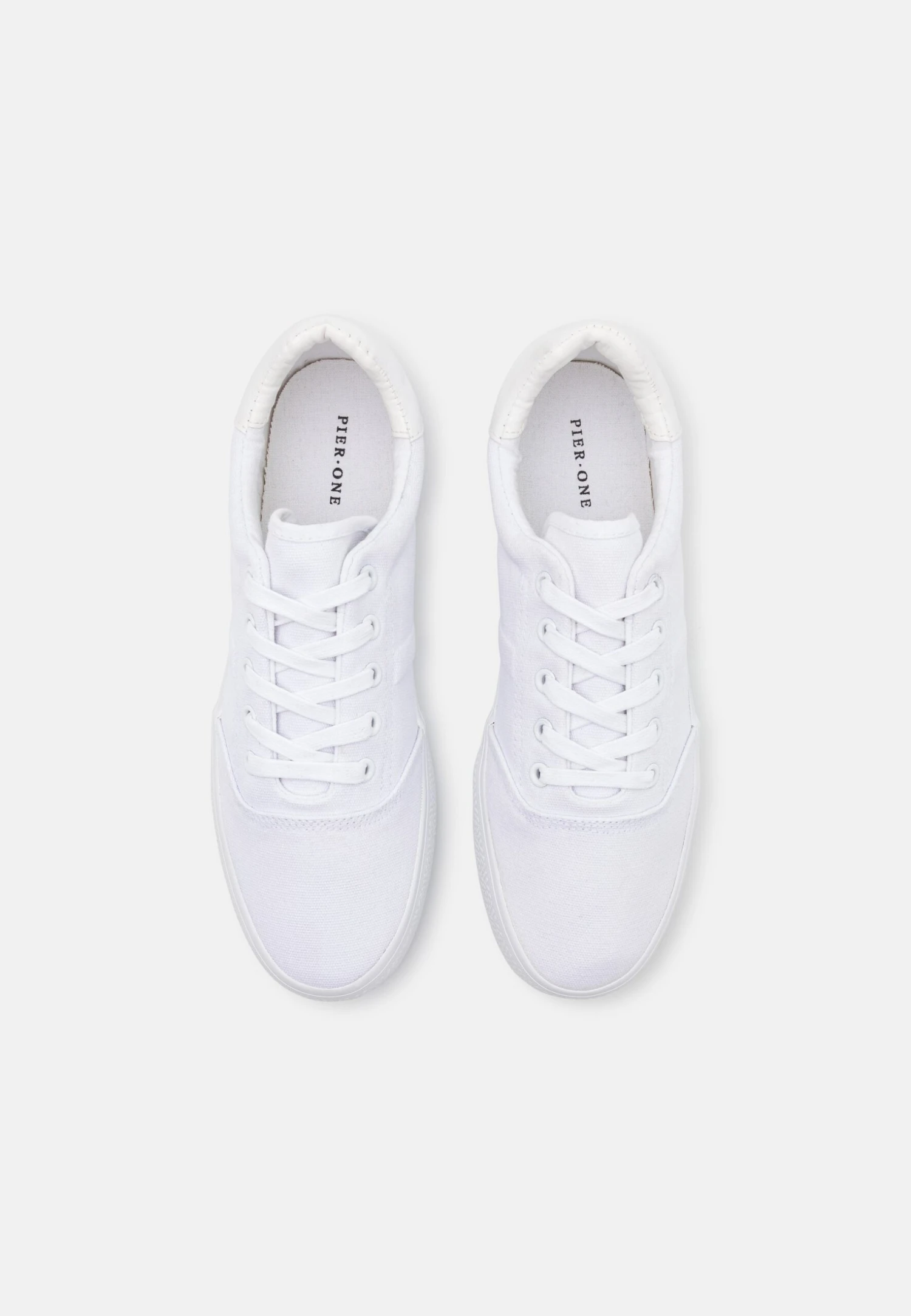 Pier One Unisex - Sneakers Laag - White 4 Pier One Unisex - Sneakers Laag - White - Afbeelding 4