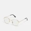 Pier One Unisex - Brillen Met Blauwlichtfilter -Gold- Coloured