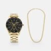 Pier One Set Unisex - Horloge - Gold-Coloured