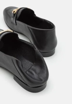 Pier One Leather - Instappers - Black -Pier One 862ef4c4ebe048e9833af45743c596aa