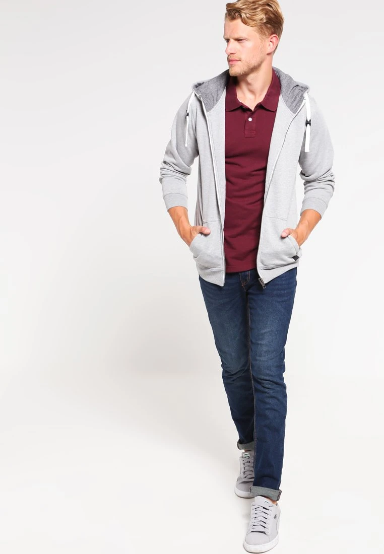 Pier One Basic - Poloshirt - Bordeaux 2 Pier One Basic - Poloshirt - Bordeaux - Afbeelding 2