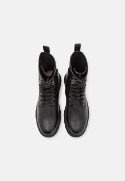 Pier One Leather - Veterboots - Black -Pier One 926c2a40606144d7a6f804f59f0a41e0