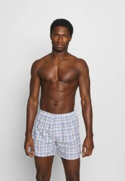 Pier One 5 Pack - Boxershort - Light Blue/White -Pier One 99a4bd53733c43c3a89af2e6271e1a81