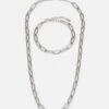 Pier One Set - Ketting - Silver-Coloured