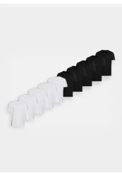 Pier One 10 Pack - T-Shirt Basic - White/Black 10 Pier One 10 Pack - T-Shirt Basic - White/Black -Pier One a47858ffbc3a4fd8908751110de7e4fb