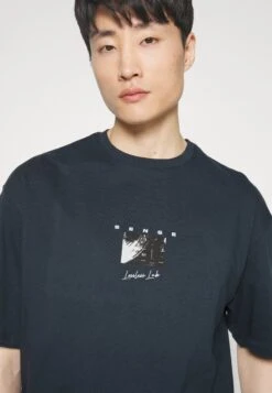 Pier One Sense Tee- T-Shirt Print - Dark Blue -Pier One b603fa303cad41eca4bdbcf3153eb53e