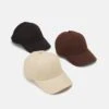Pier One Unisex 3 Pack - Pet - Black/Dark Brown/Beige