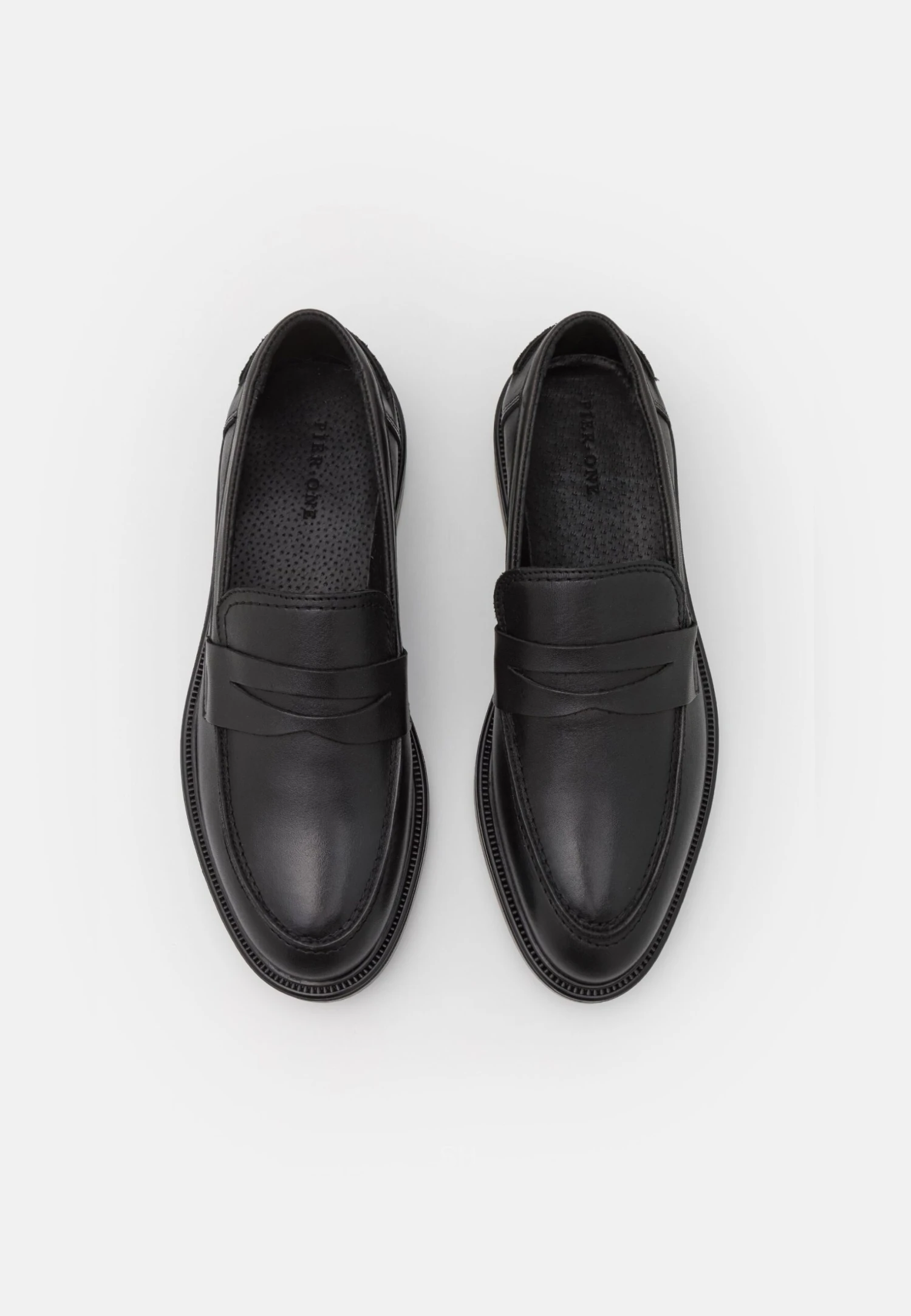 Pier One Leather - Instappers - Black 6 Pier One Leather - Instappers - Black - Afbeelding 6