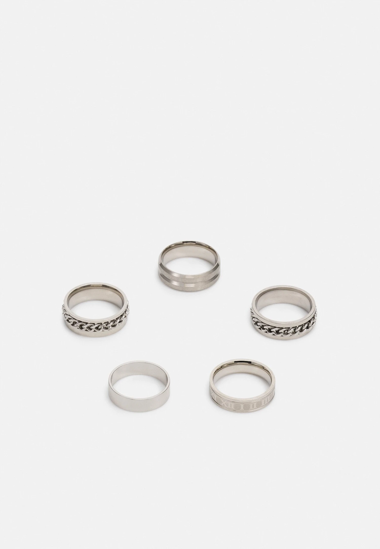 Pier One 5 Pack - Ring - Silver-Coloured 1 Pier One 5 Pack - Ring - Silver-Coloured