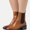Pier One Leather- Korte Laarzen - Cognac